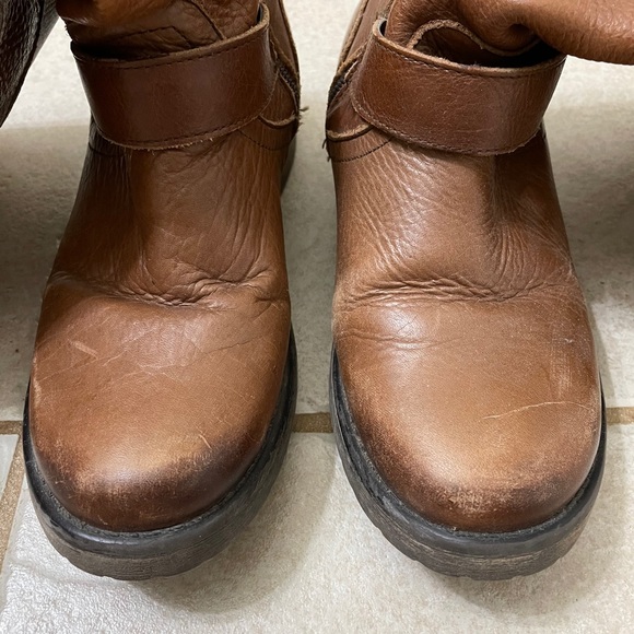 Steve Madden Brown Leather Riding Boots - Picture 6 of 8